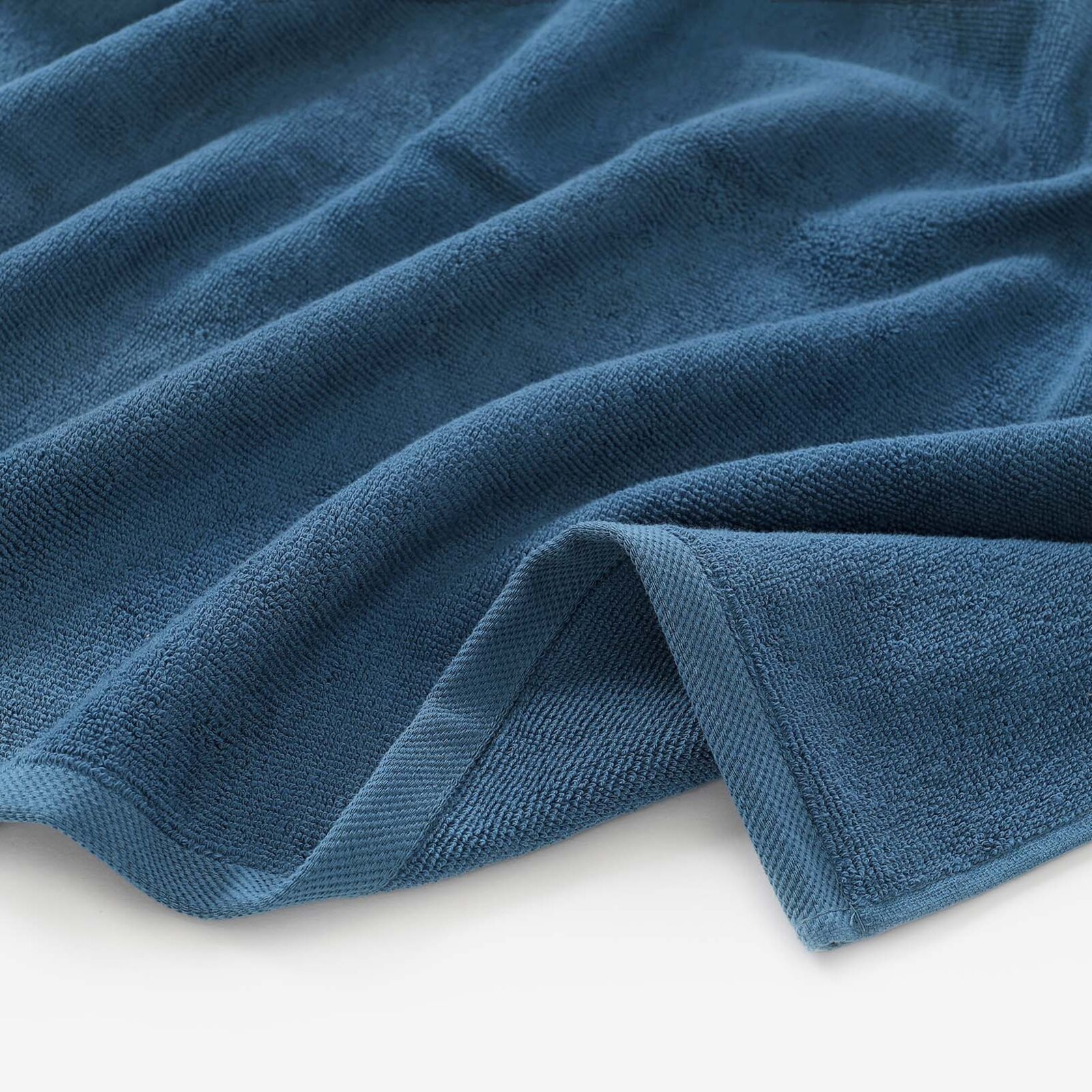 Frottierhandtuch/Duschtuch Soft ohne Bordüre – petrol