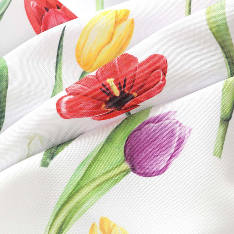 Teflon-Tischläufer - Bunte Tulpen