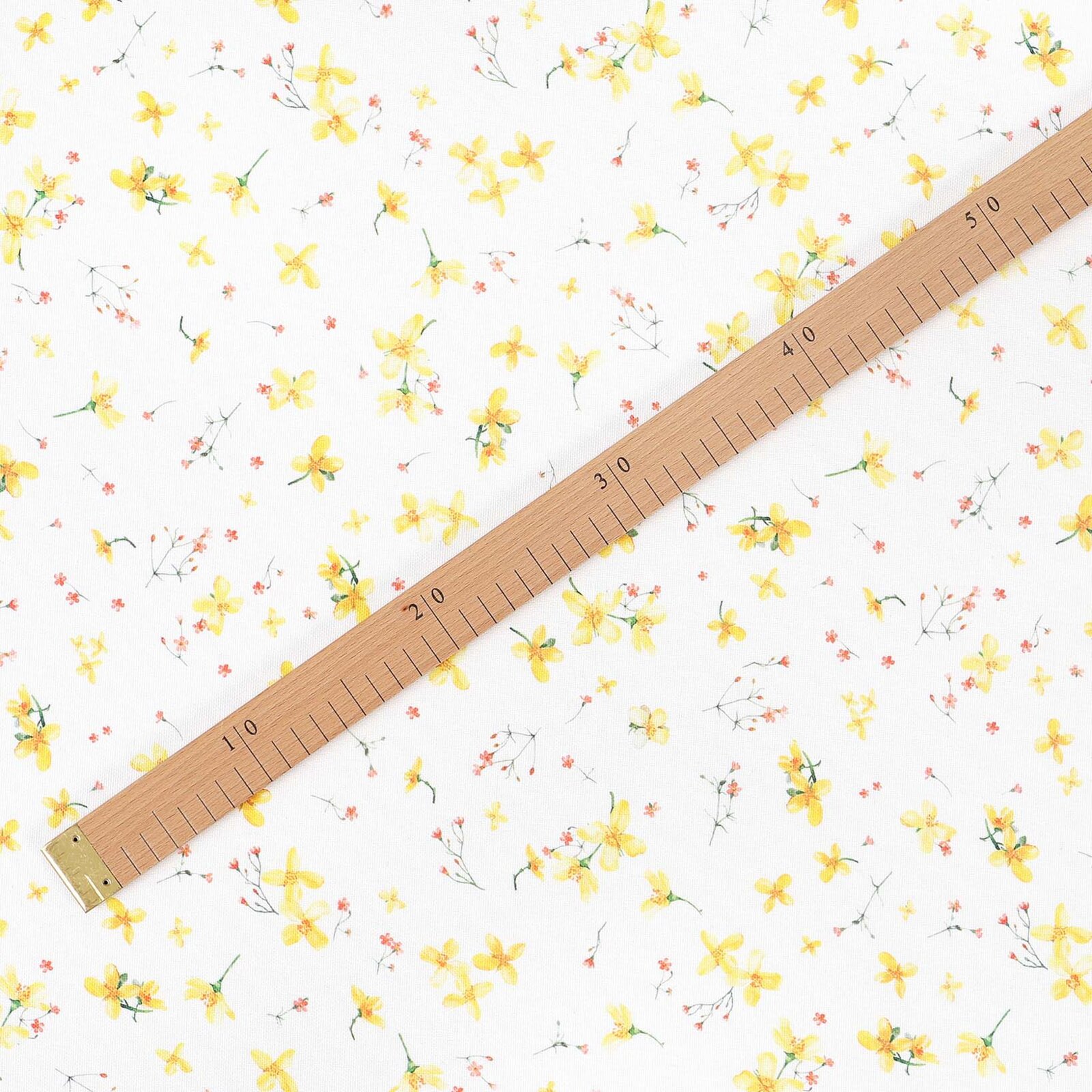 Dekorativer Stoff Valencia - Blüten der Narzissen