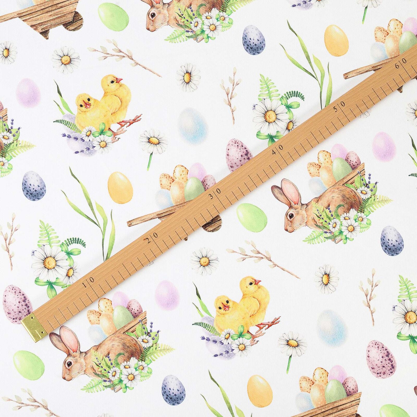 Ostern Teflonstoff für Tischdecken - Ostersymbole