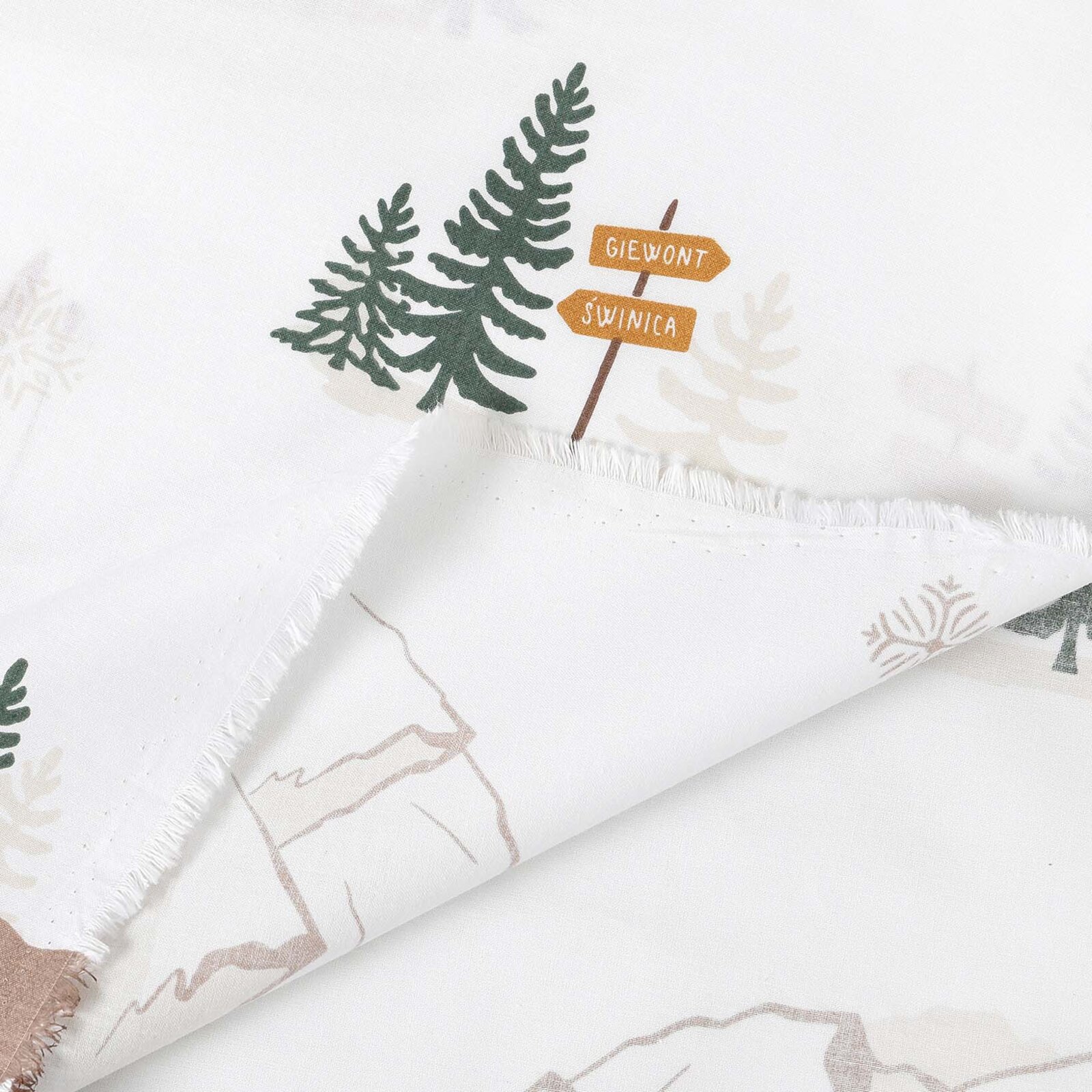 Weihnachtlicher Baumwollstoff - Zakopane