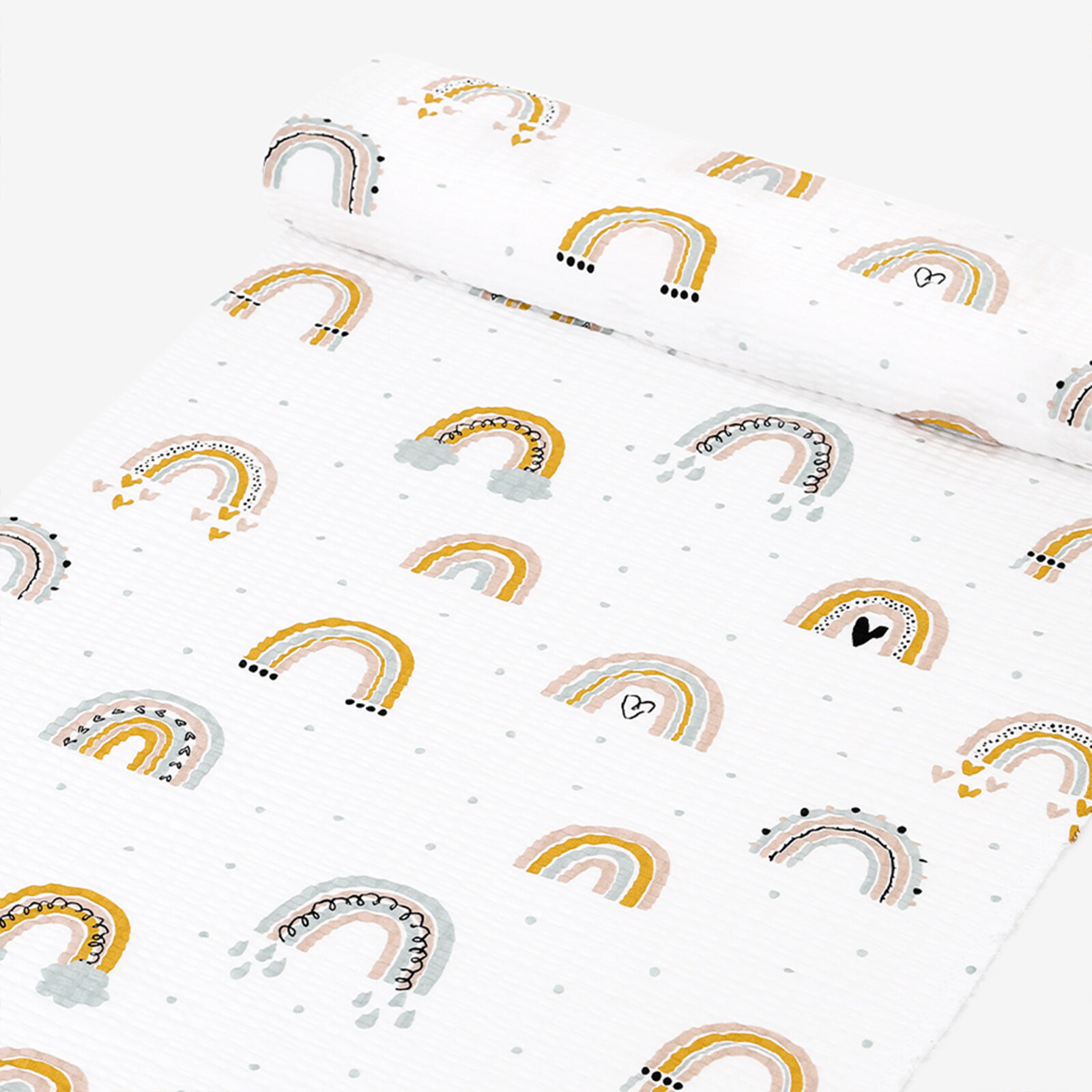 Seersucker - gemalte Regenbögen