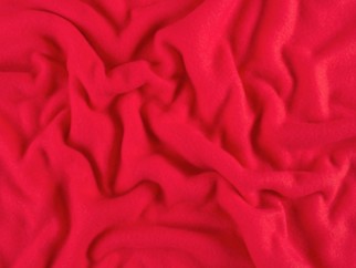 Polar fleece antipilling - metráž š. 150 cm - červený
