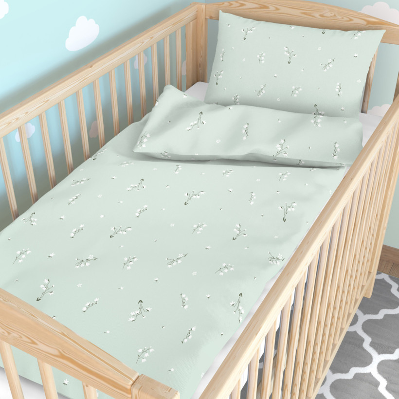 Bettwäsche für Babybetten aus Baumwolle - Maiglöckchen