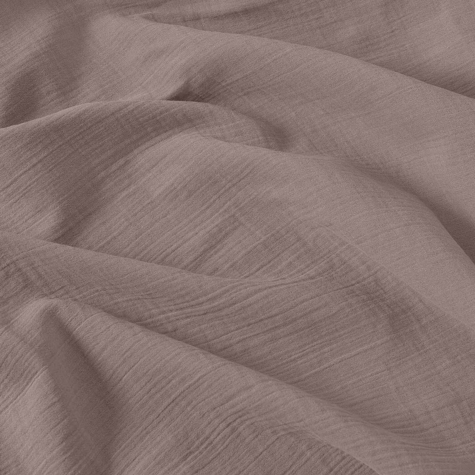 Musselinstoff – kaffeebraun