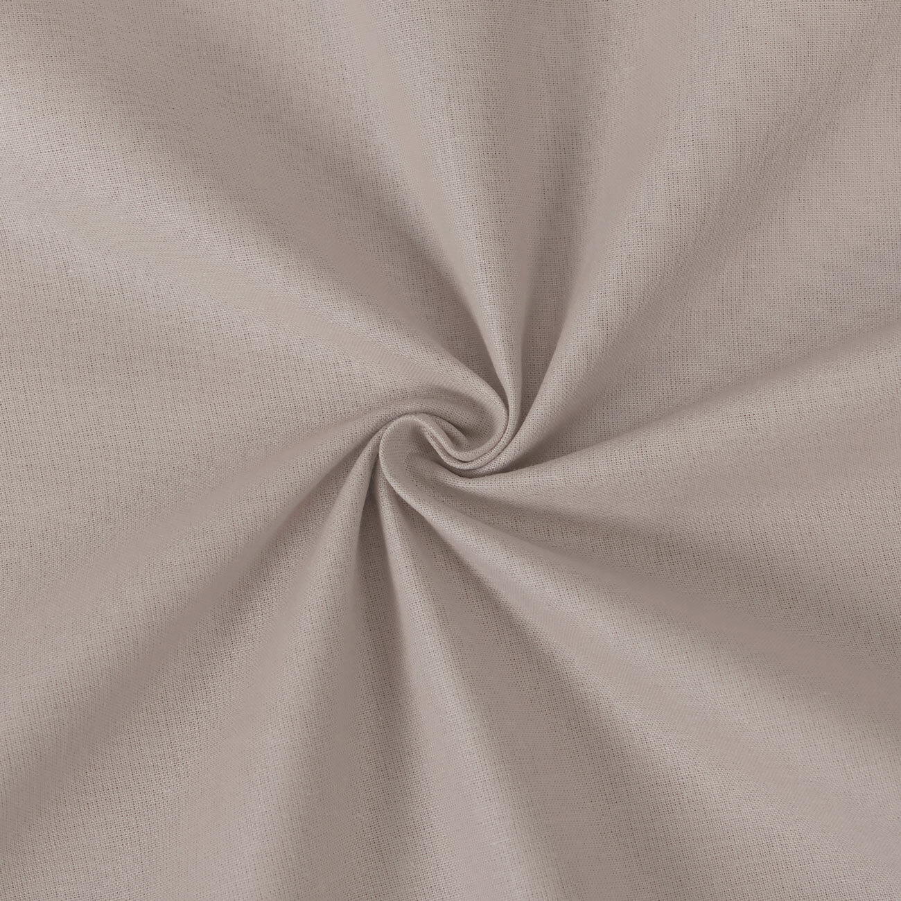Baumwollstoff einfarbig Suzy - graubraun