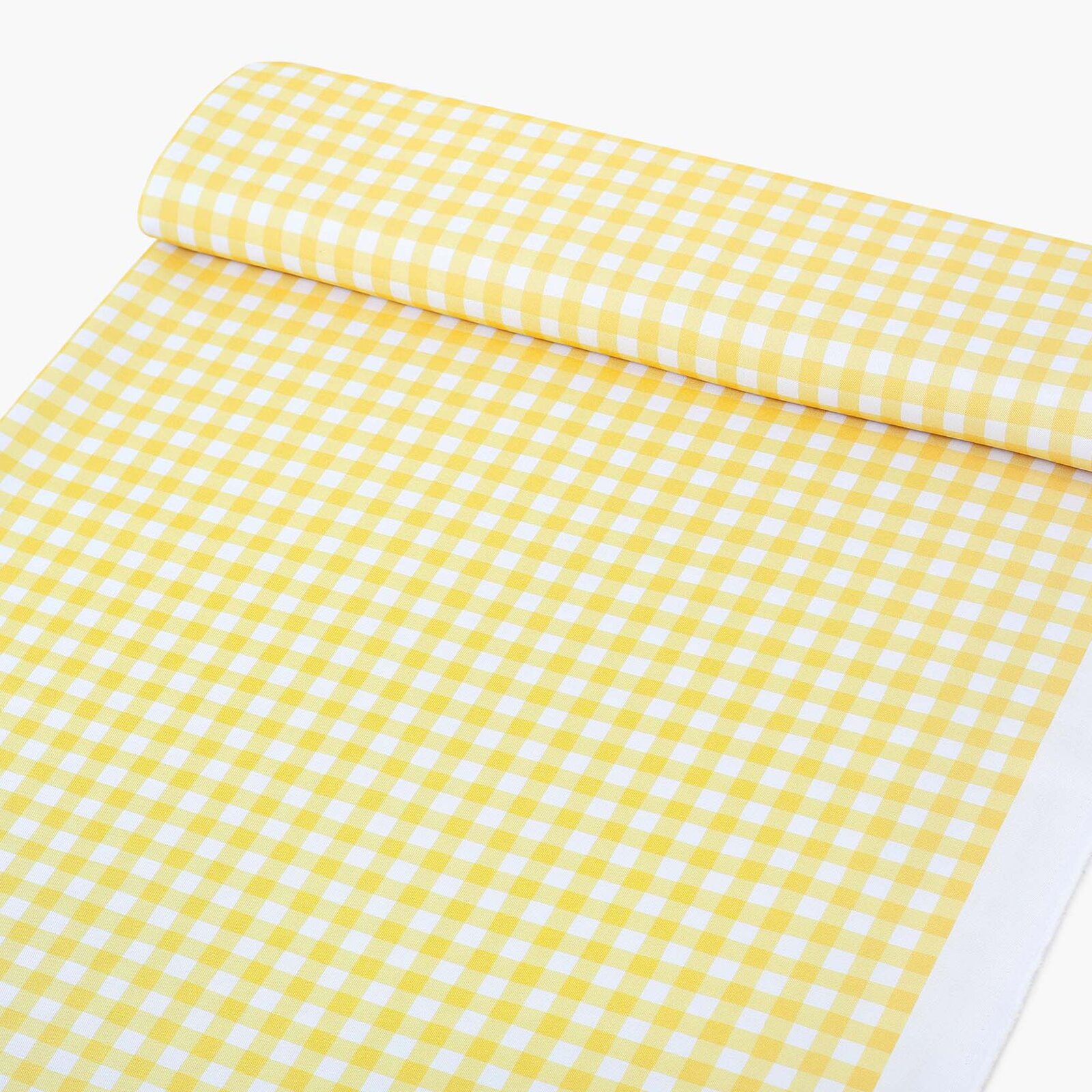 Teflonstoff für Tischdecken - gelbe Würfel
