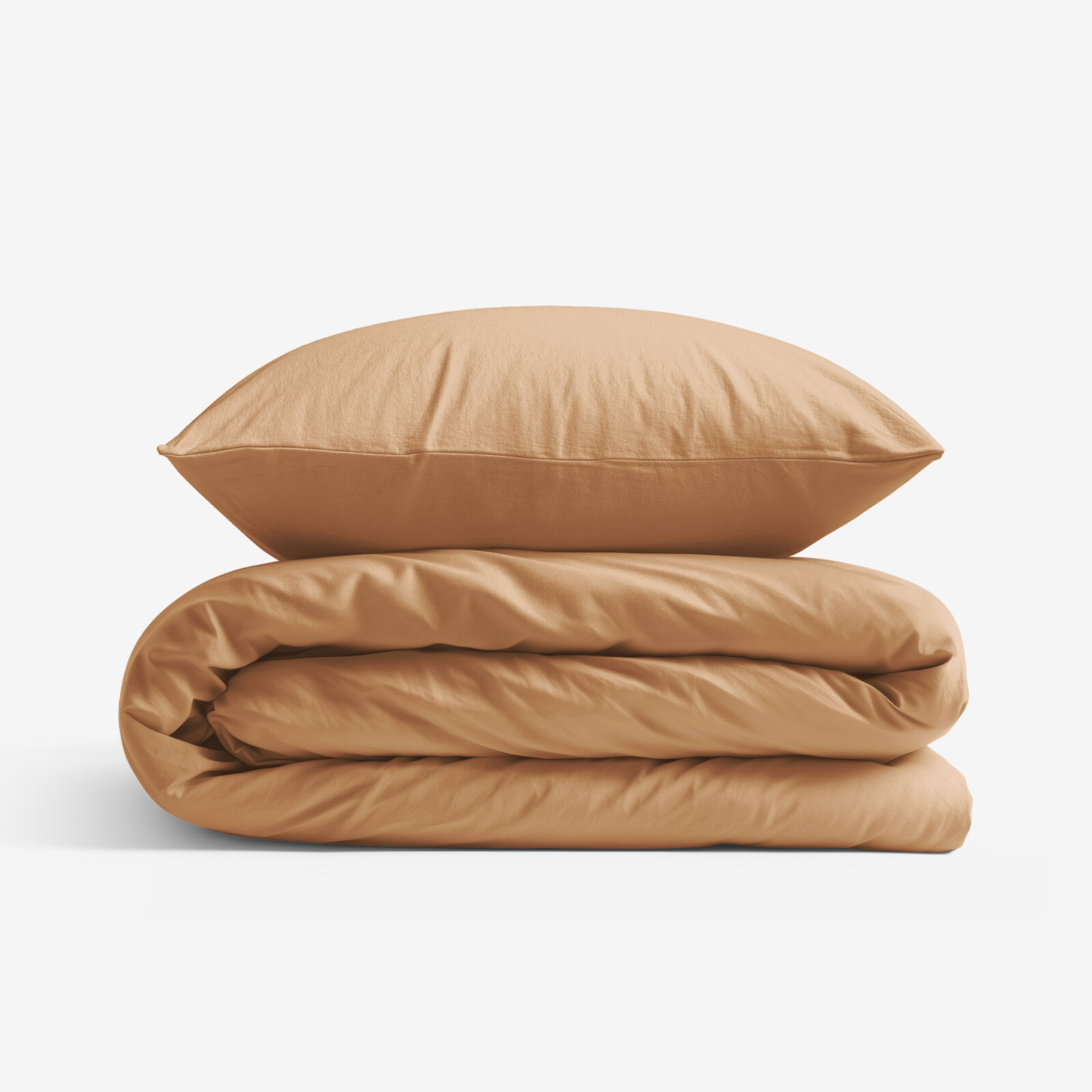 Bettwäsche aus Baumwolle - braun