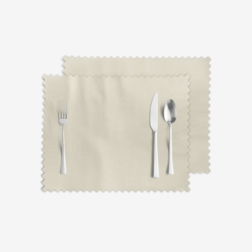 Tischsets Teflon - natur - Set 2 Stück