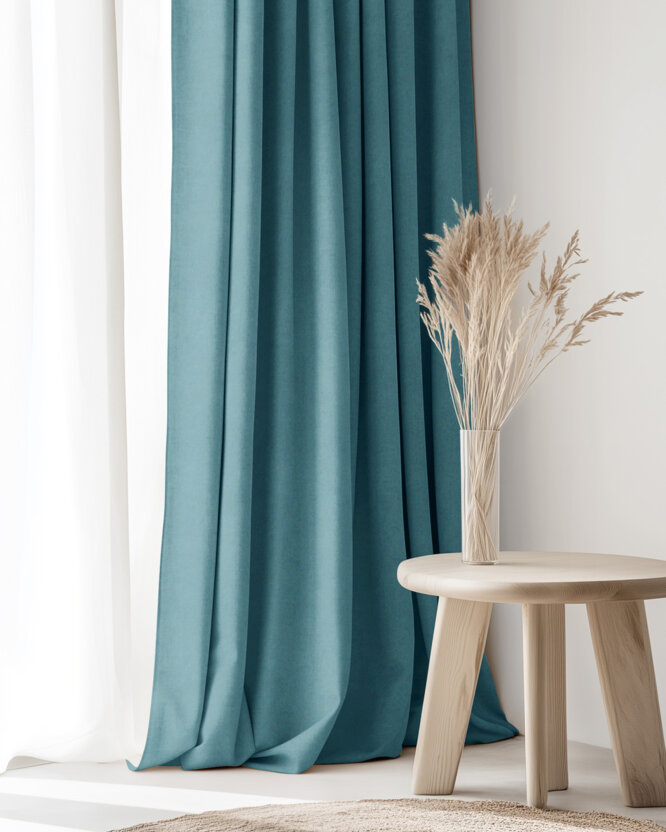 Dekorativer Vorhang Marbella - petrol