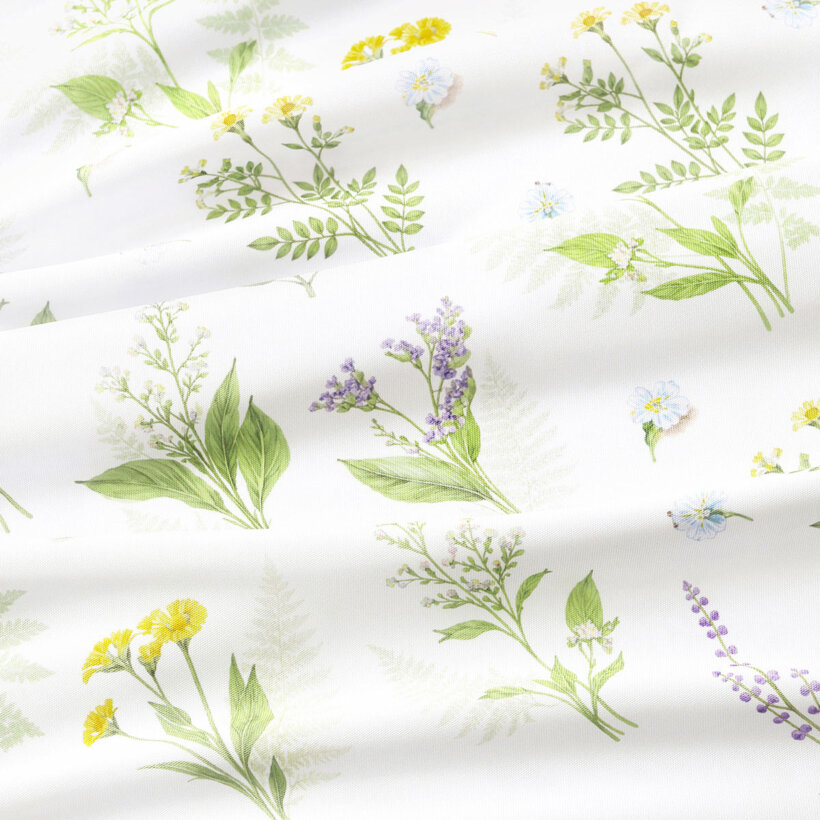Teflonstoff für Tischdecken - Waldblumen