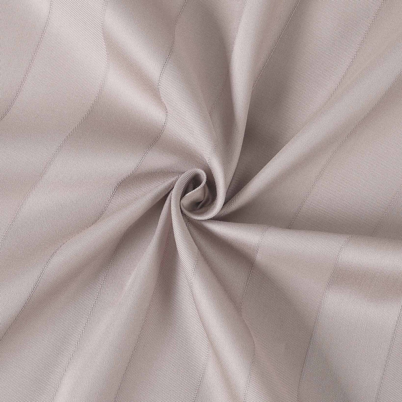 Damast - graubraun Streifen mit Satin-Glanz