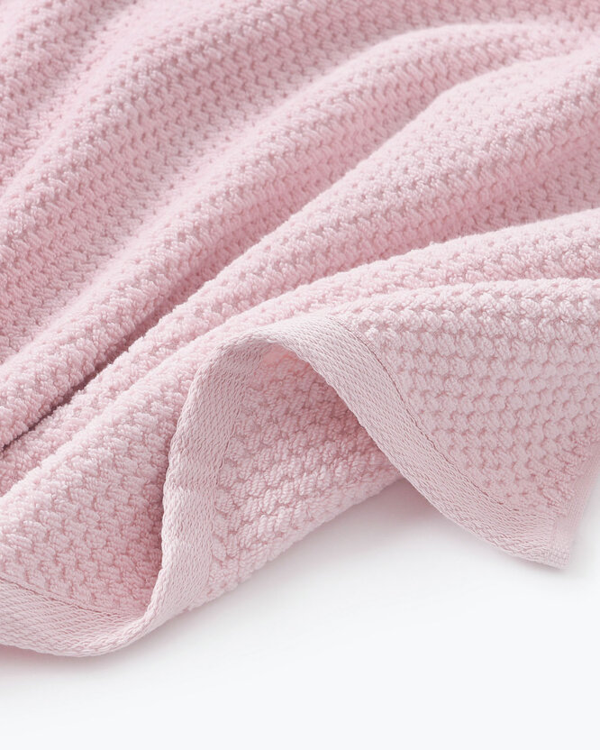 Frottee-Handtuch / Badetuch aus Baumwolle Micro Pure - Pastellrosa