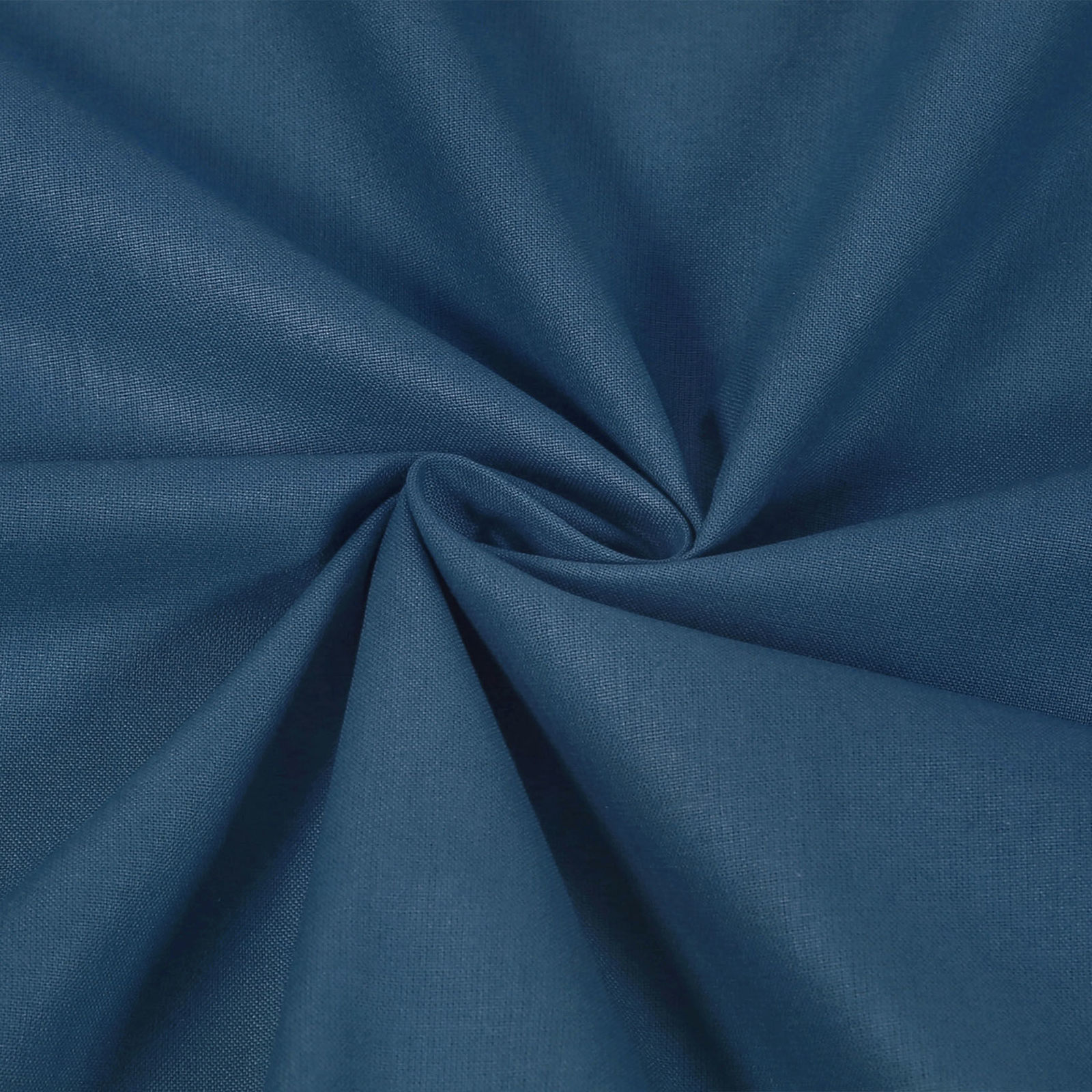 Baumwollstoff einfarbig Suzy - marineblau