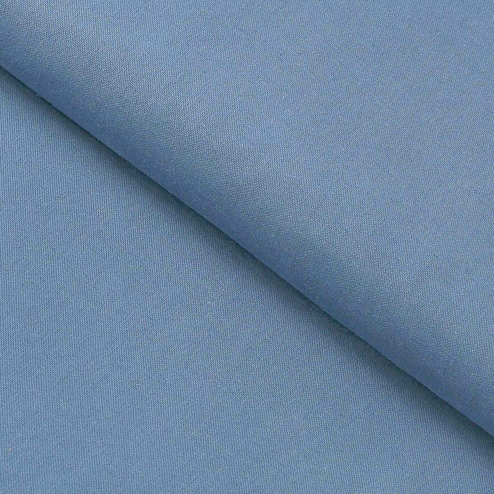 Natürlicher Leinenmischstoff - blau