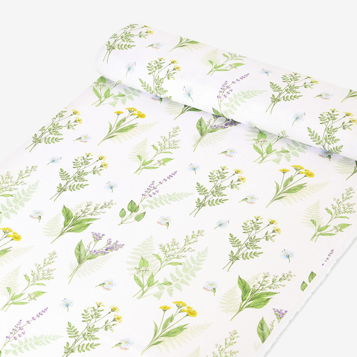 Teflonstoff für Tischdecken - Waldblumen