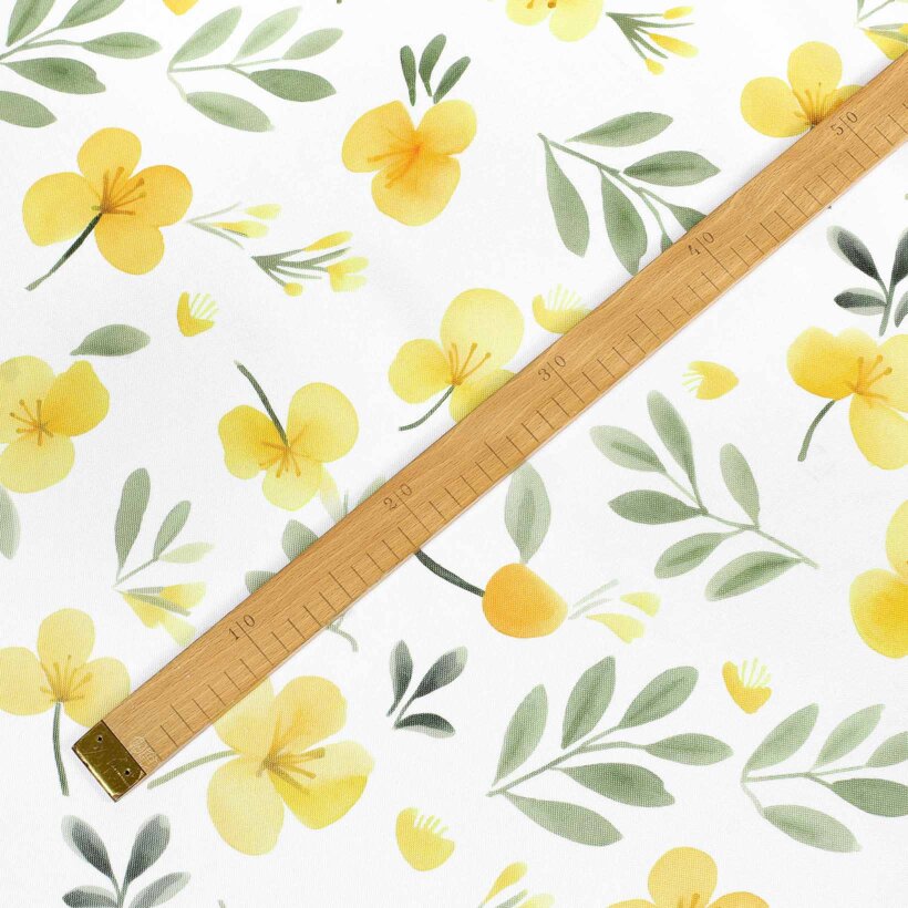 Teflon-Stoff für Tischdecken - Nachtkerze Blumen