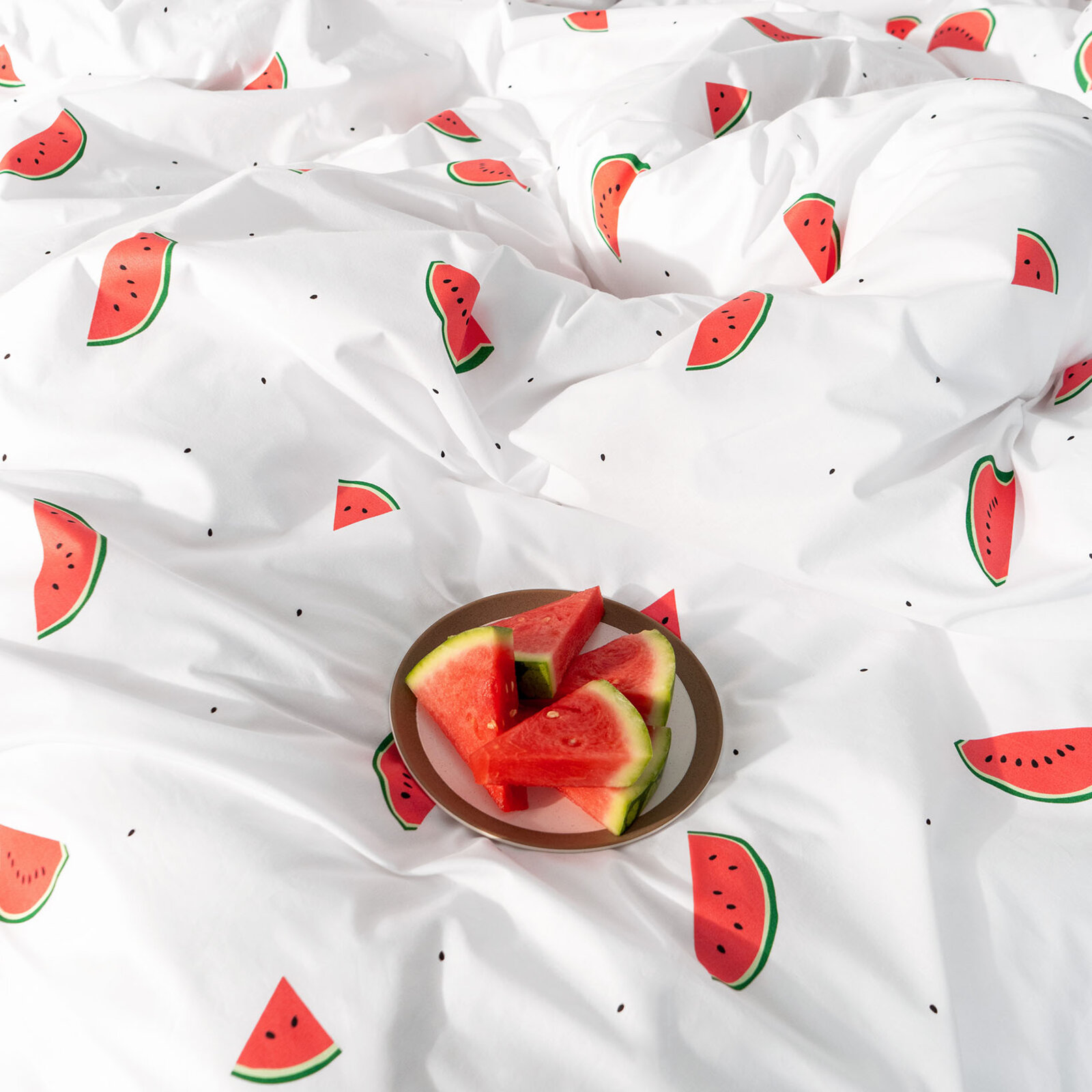 Bettwäsche aus Baumwolle - Melone