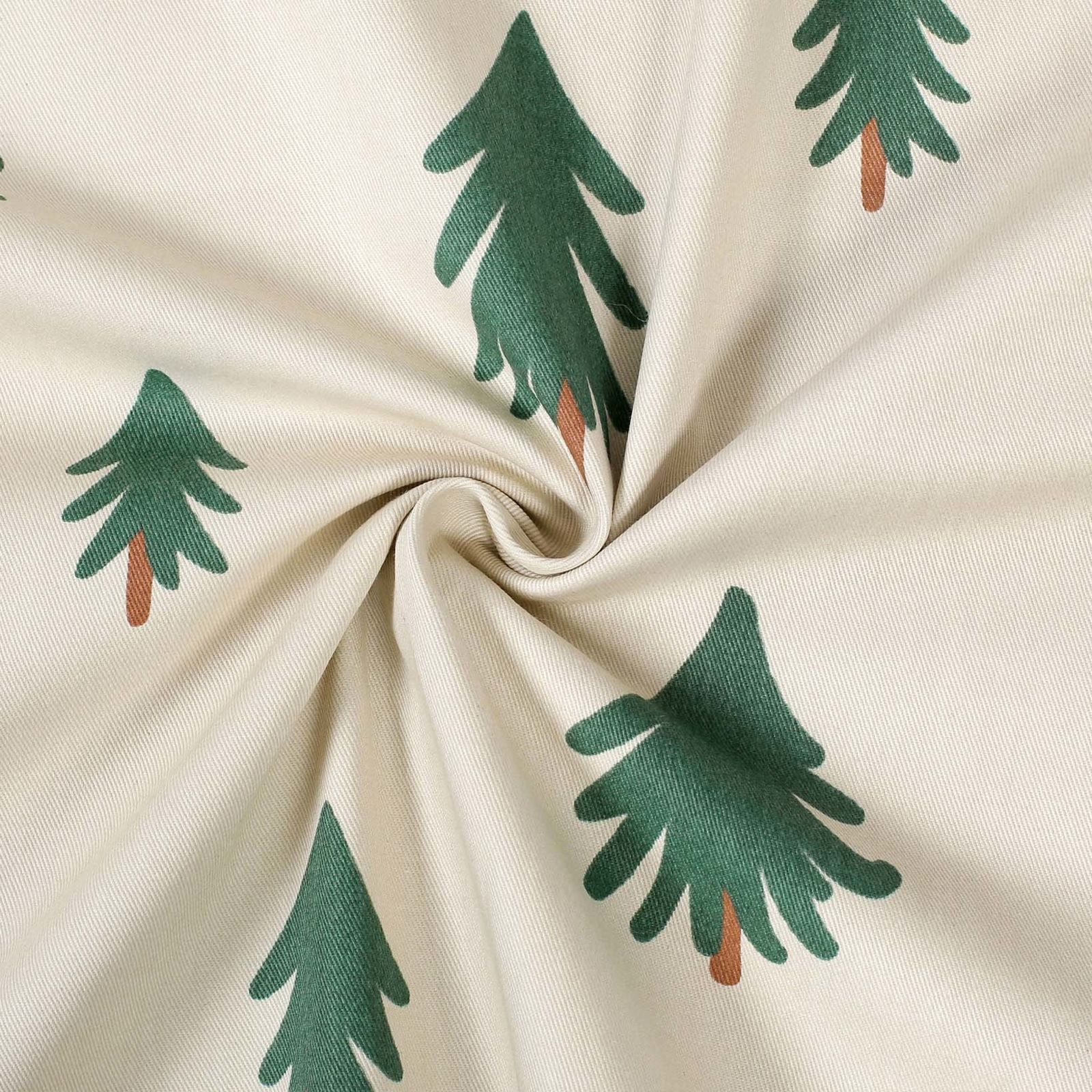 Weihnachtlicher Baumwollköper - Bäumchen auf natur