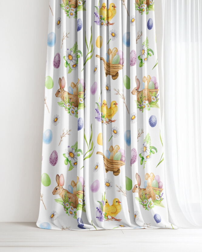 Ostern Dekorativer Vorhang – Ostersymbole