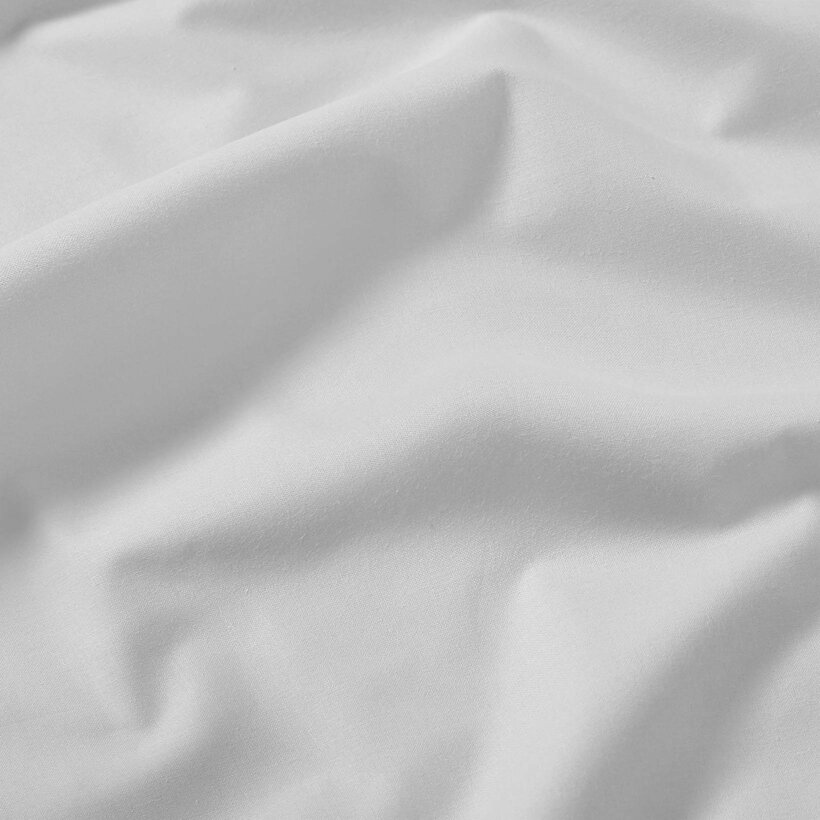 Spannbetttuch aus Baumwolle für Babybetten - hellgrau