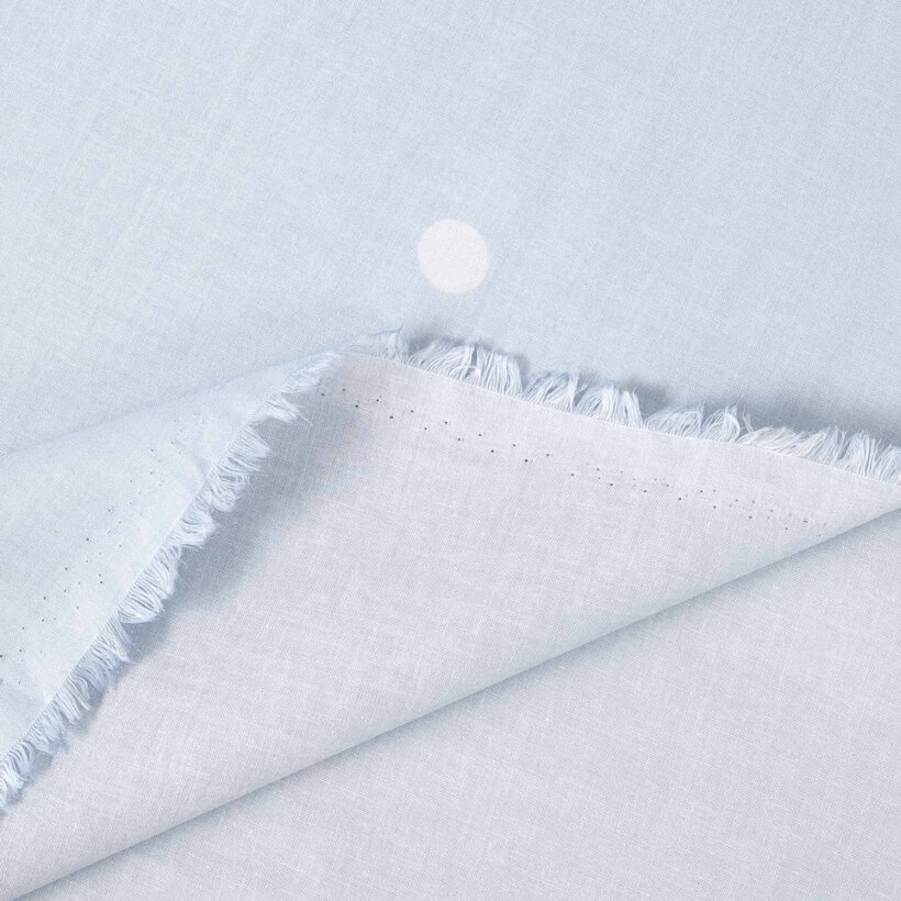 Baumwollstoff - Pünktchen auf Himmelblau