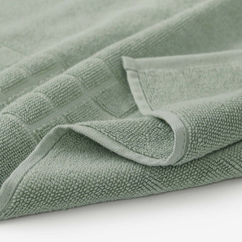 Frottier-Badematte Mozaika – salbeigrün