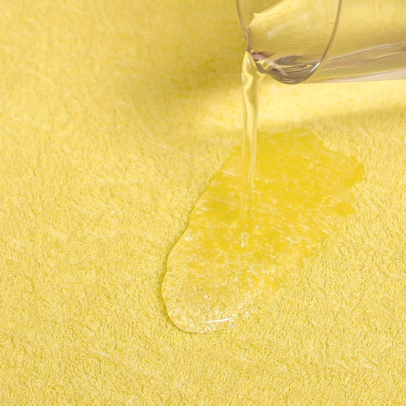 Elastisches Wasserdichtes Bettlaken aus Frottee - gelb
