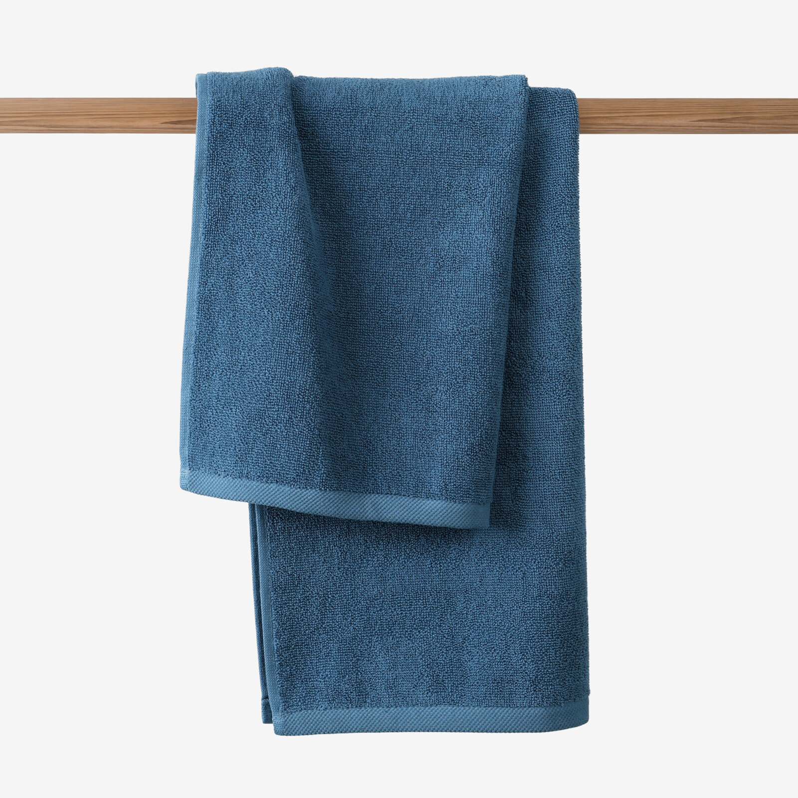 Frottierhandtuch/Duschtuch Soft ohne Bordüre – petrol