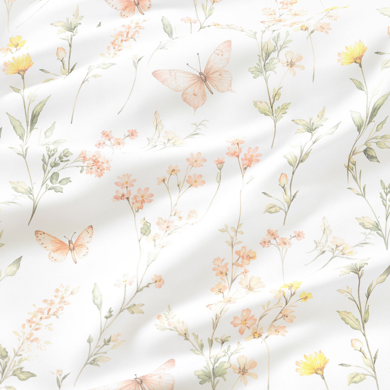 Eckige Teflon-Tischdecke - Schmetterlingsgarten