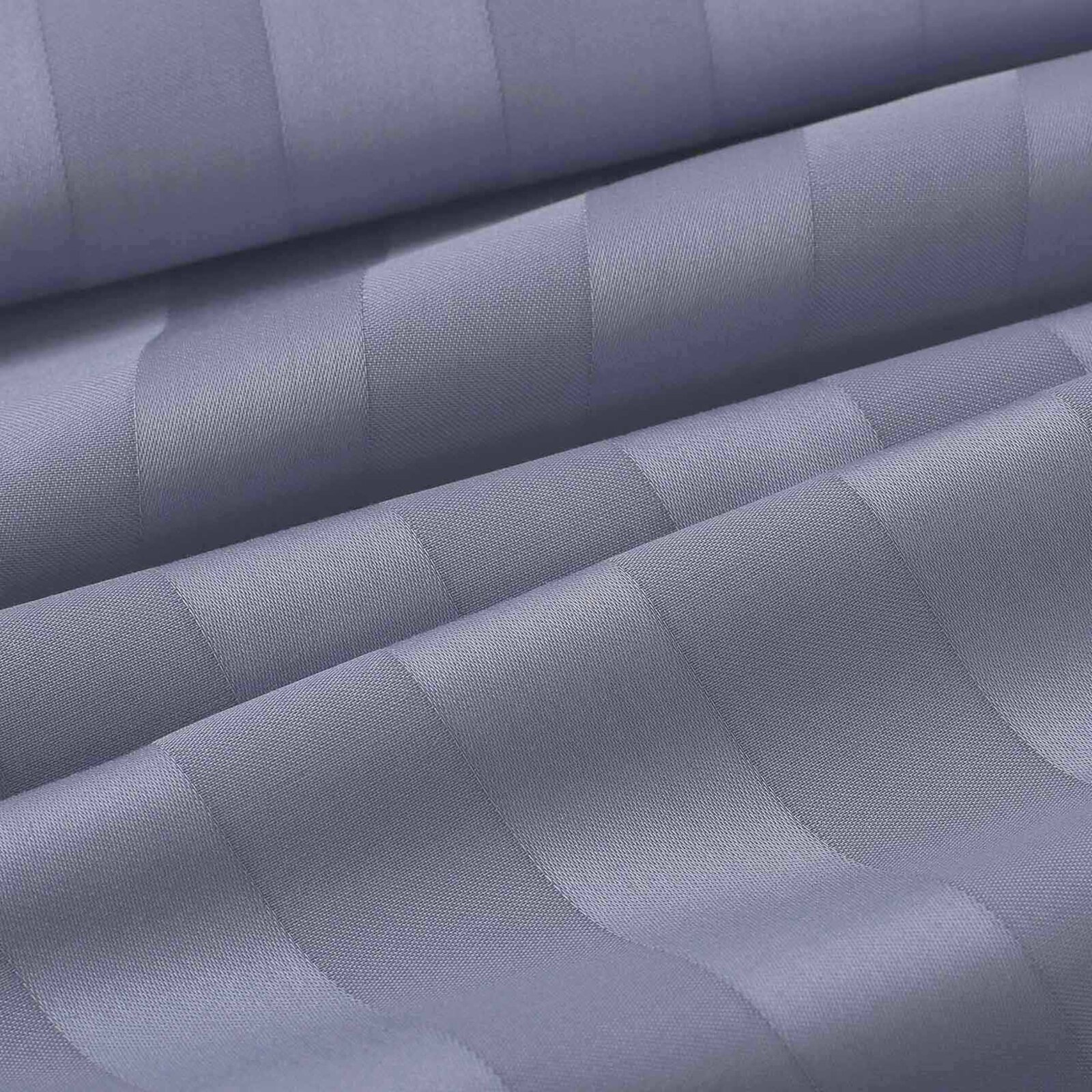 Damast - dunkelgraue Streifen mit Satin-Glanz