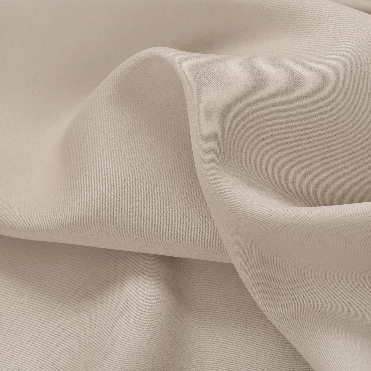 Verdunkelungsstoff Blackout mit Satin-Glanz - natur