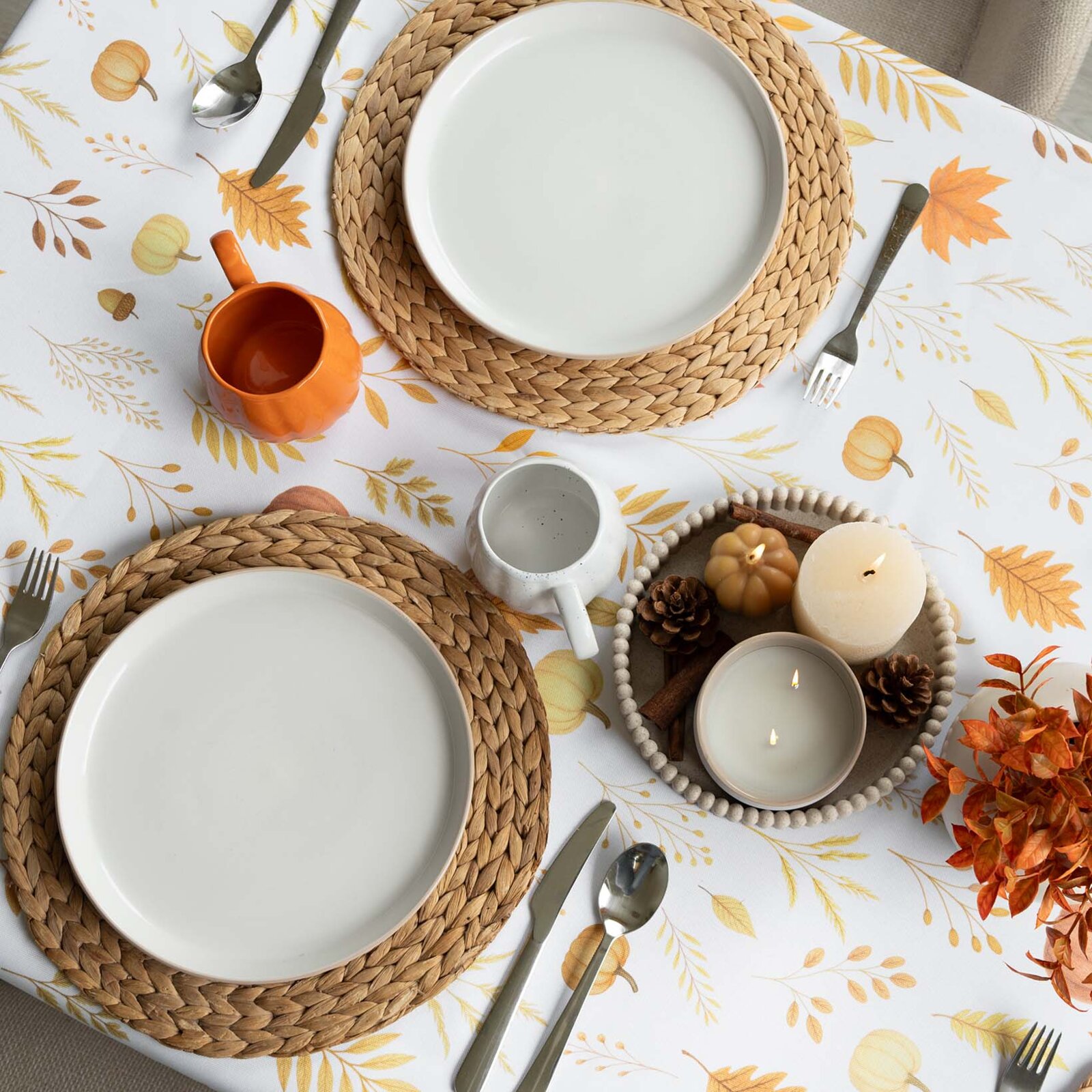 Eckige Tischdecke Teflon - Der Duft des Herbstes