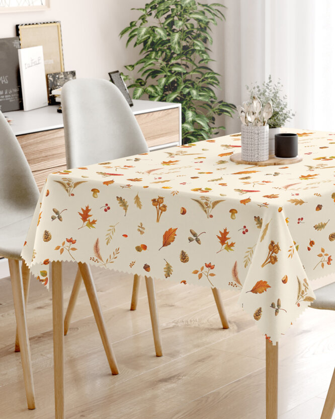 Eckige Tischdecke Teflon - Herbstliche Natur