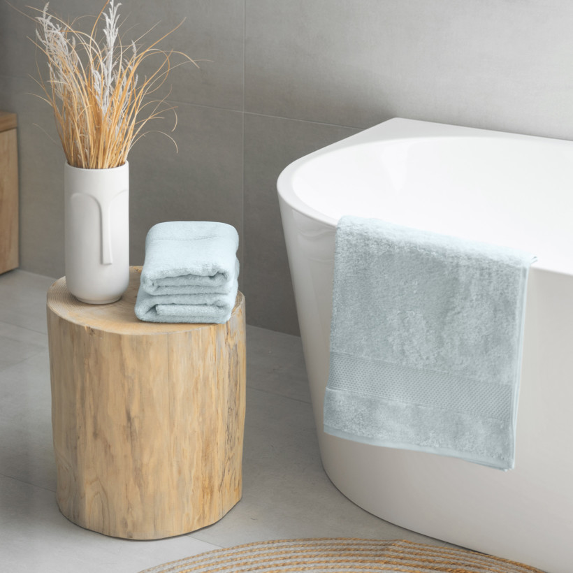 Bamboo Handtuch/Duschtücher Soft Lux - hellblau