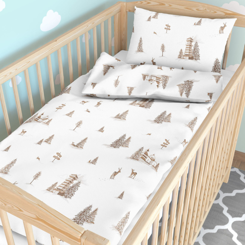 Bettwäsche für Babybetten aus Baumwolle - Berge