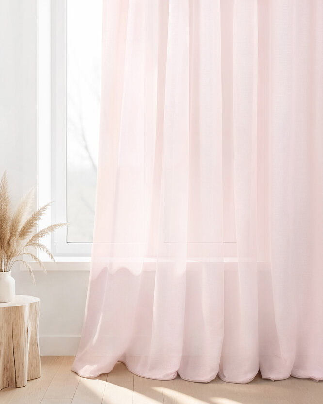 Voile – Rustikales Rosa