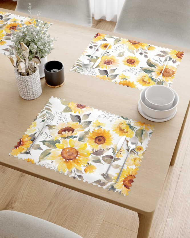 Teflon-Tischset - Sonnenblumen - Set 2 Stück
