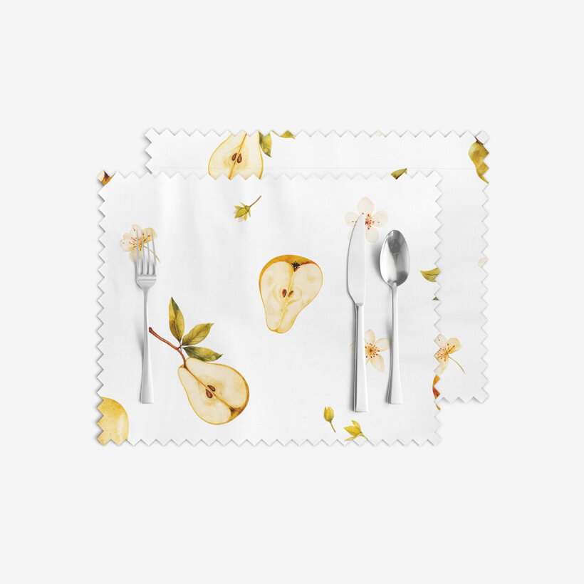 Teflon-Tischset - Birnengarten - 2 Stück