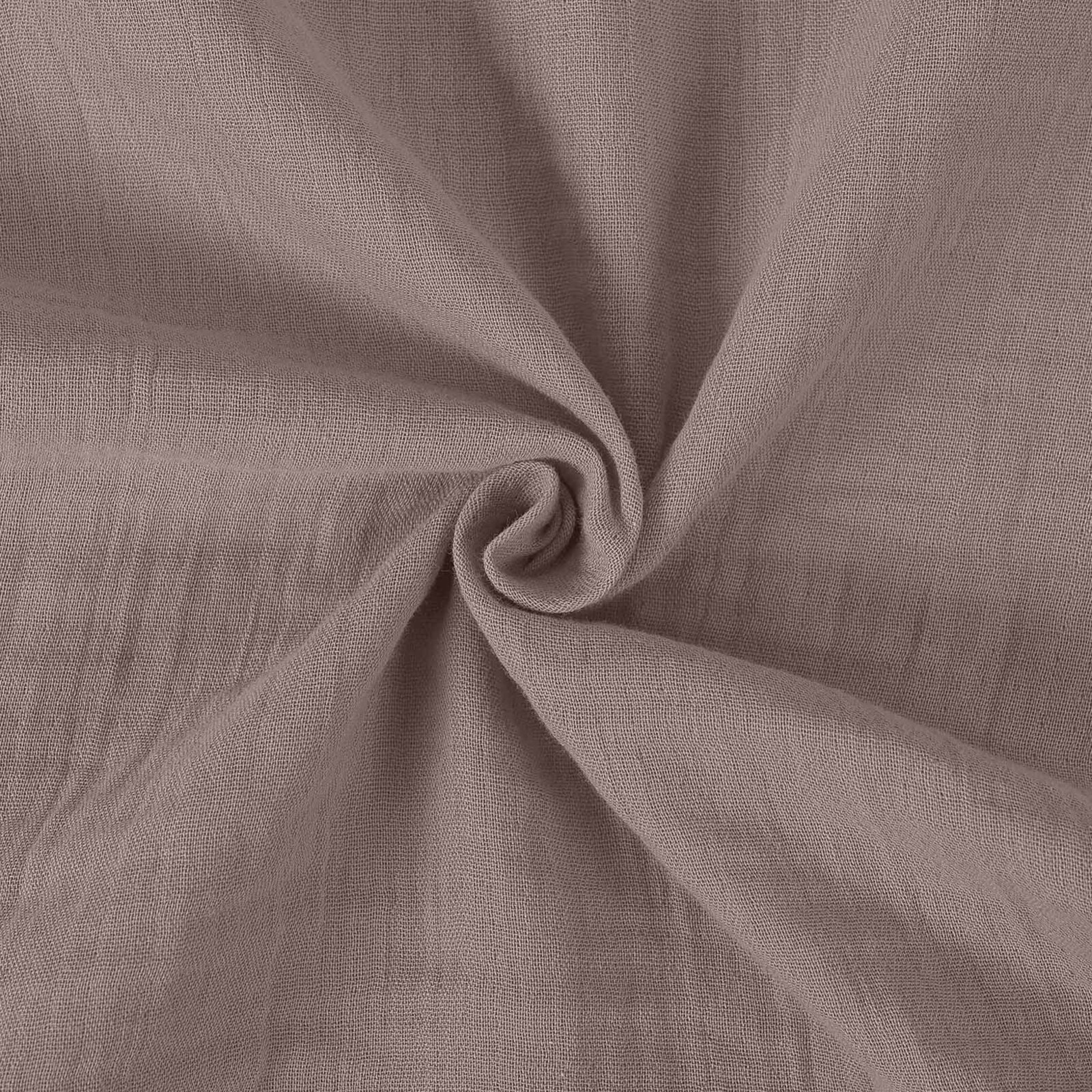 Musselinstoff – kaffeebraun