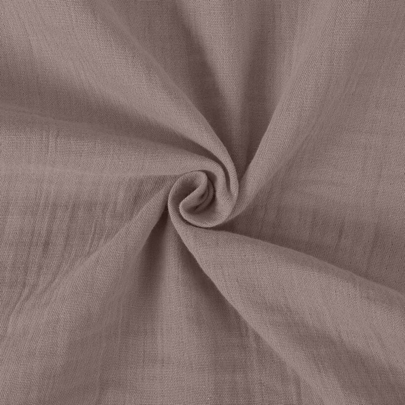 Musselinstoff – kaffeebraun