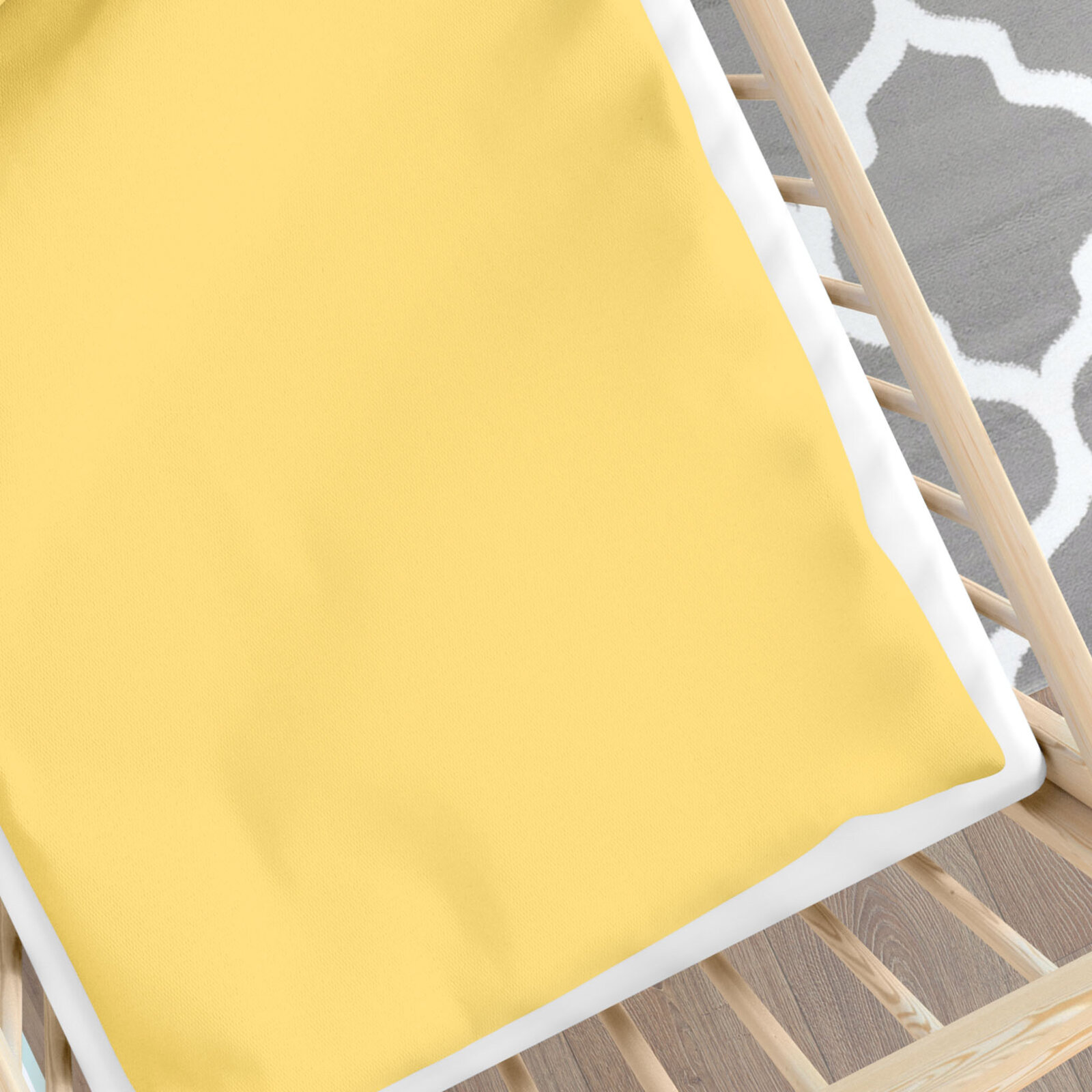 Bettwäsche für Babybetten aus Baumwolle - gelb