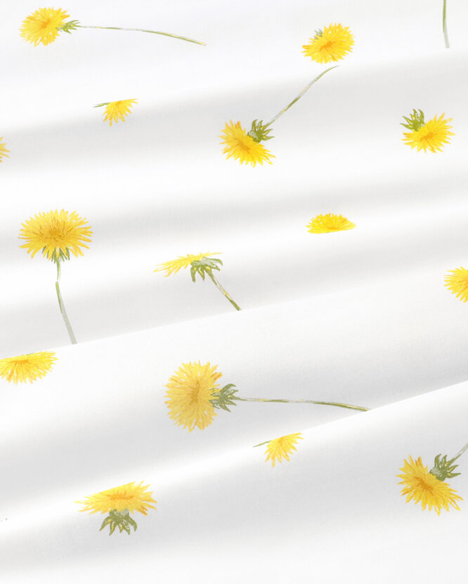 Baumwollstoff - Löwenzahn