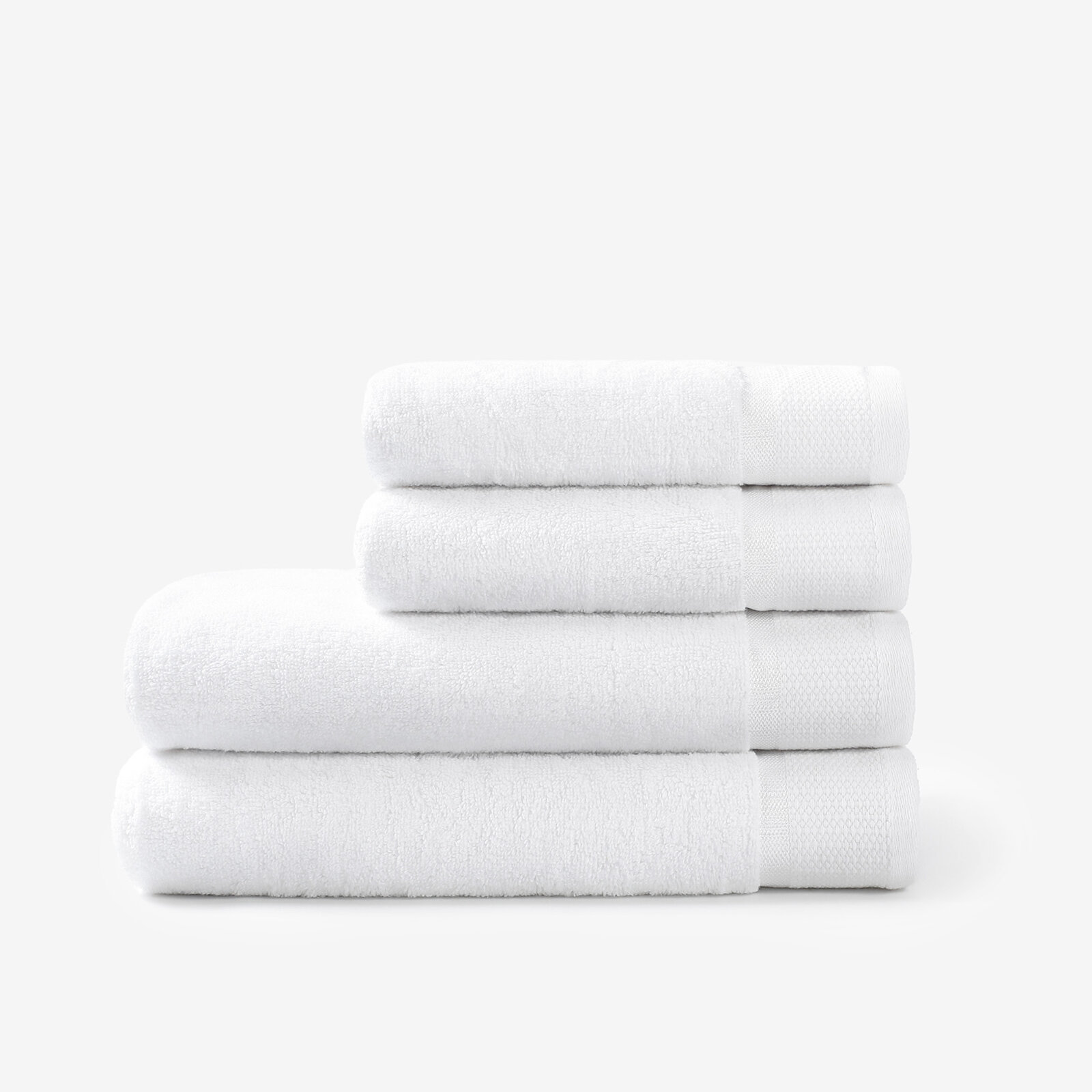 Frottierhandtuch/Duschtuch Soft - wieß