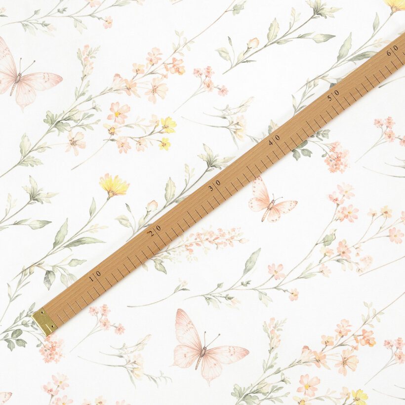 Teflonstoff für Tischdecken - Schmetterlingsgarten