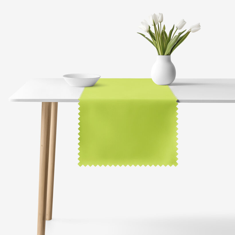 Běhoun na stůl teflonový - bílý