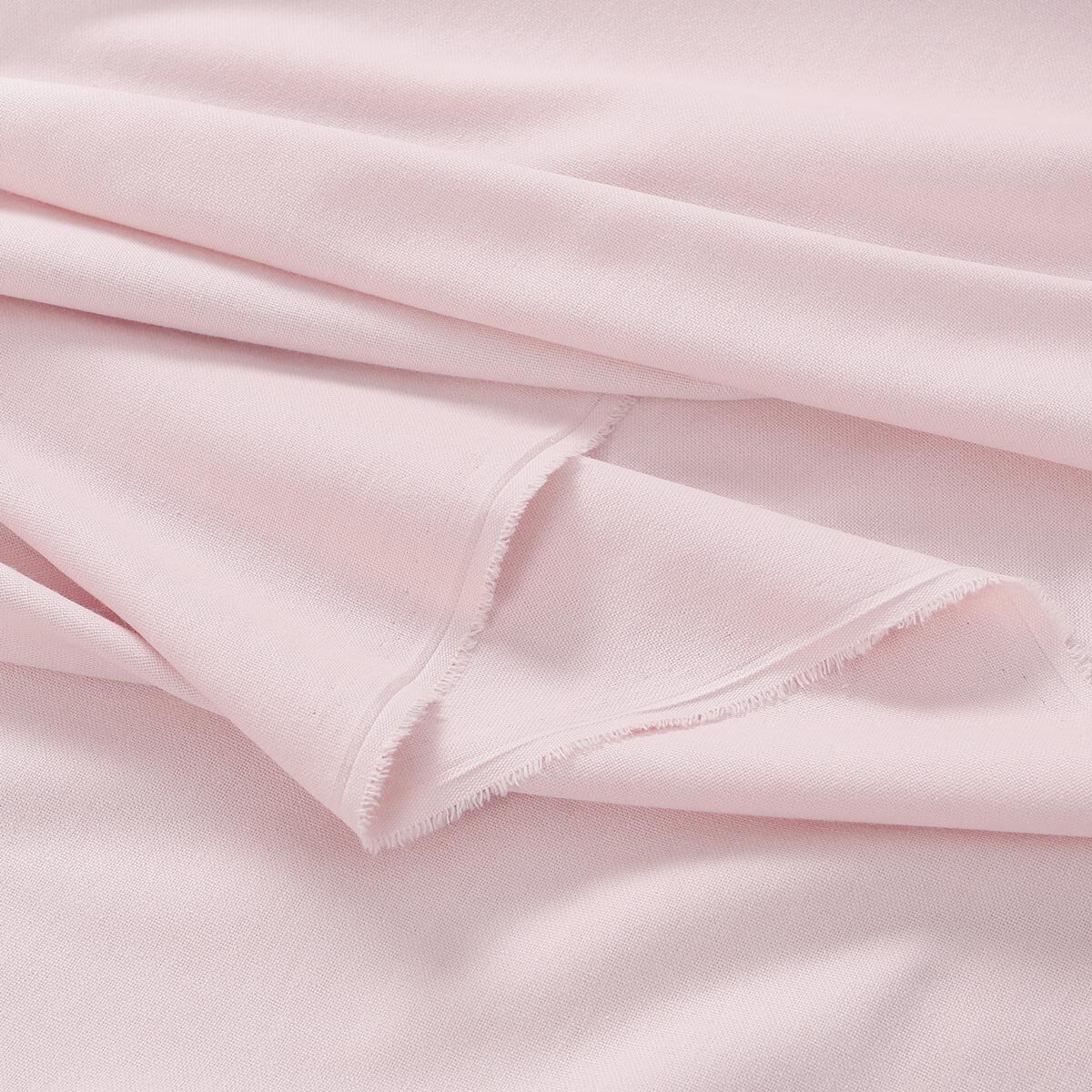 Natürlicher Leinenmischstoff - puderrosa