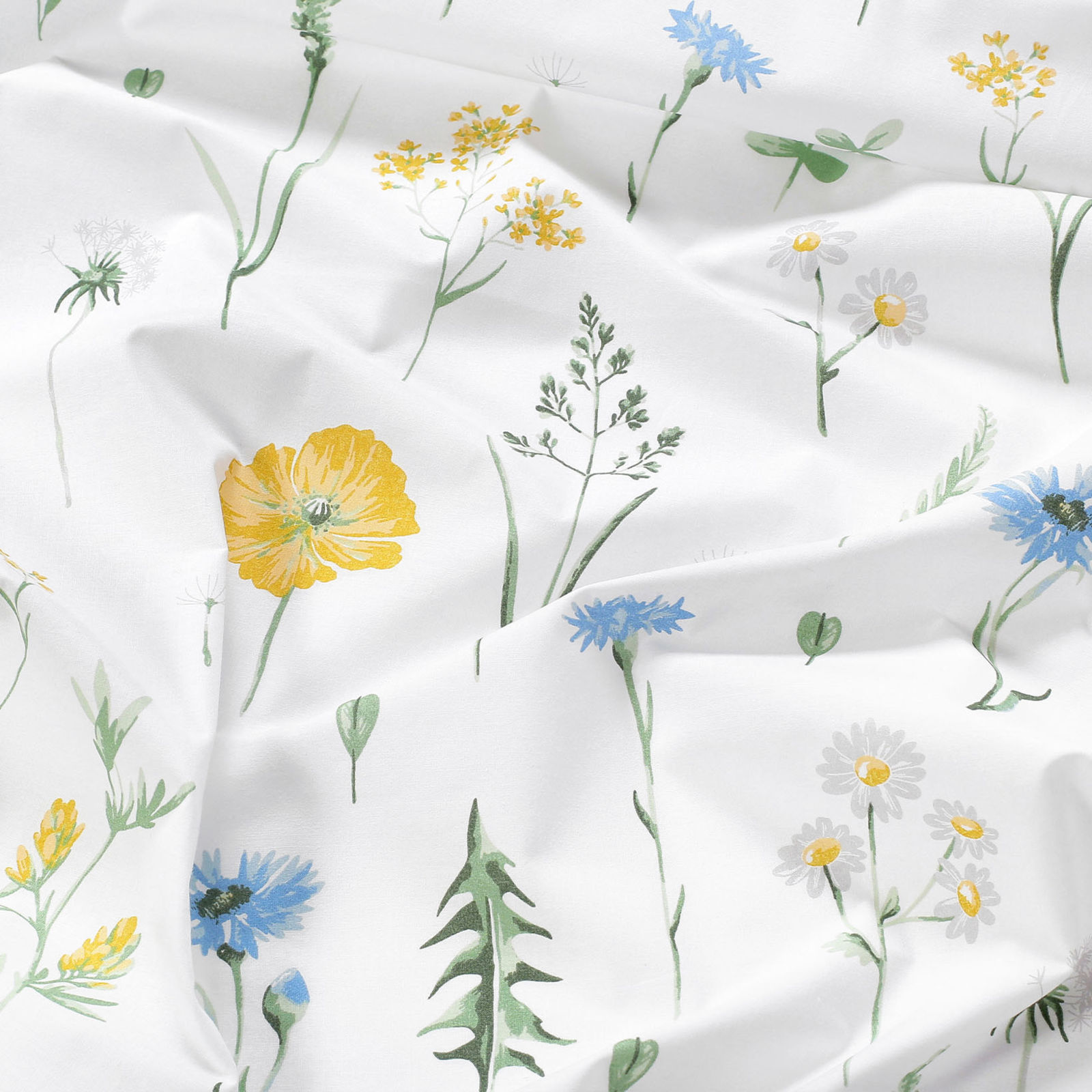 Eckige Tischdecke 100% Baumwolle - Sommerwiese
