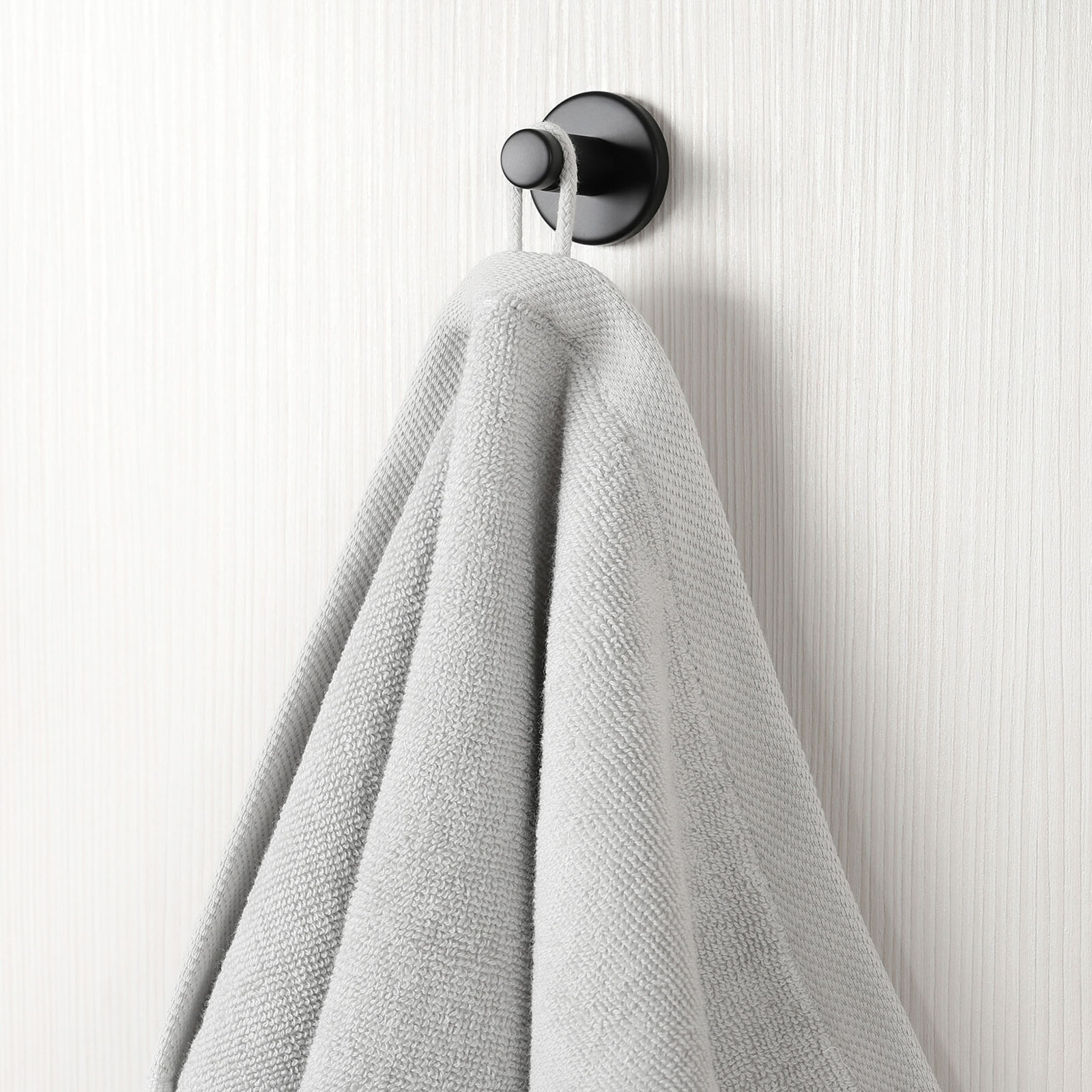 Frottierhandtuch/Duschtuch Soft ohne Bordüre – grau