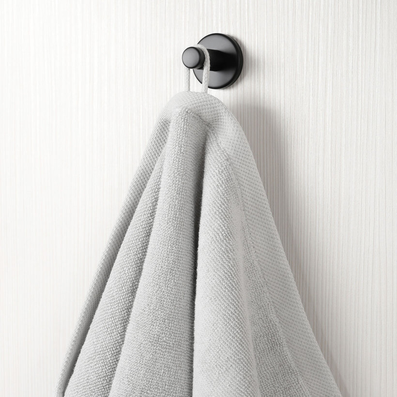 Frottierhandtuch/Duschtuch Soft ohne Bordüre – grau